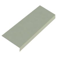 Podstawa pod pas nadrynnowy szer 167, PREFA aluminium barwione obustronnie, Jasnoszara RAL 7005