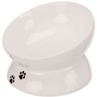 Podwyższona miska Trixie, ergonomiczna, ceramiczna, biała 0,15 l/ø 13 cm Podwyższona miska Trixie, ergonomiczna, ceramiczna, biała 0,15 l/ø 13 cm