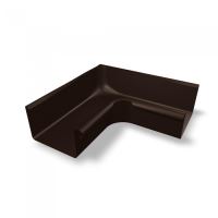 PREFA narożnik rynny wewnętrzny 90° kwadratowy, aluminiowy, szerokość 120 mm, Orzech P10 RAL 8019 PREFA narożnik rynny wewnętrzny 90° kwadratowy, aluminiowy, szerokość 120 mm, Orzech P10 RAL 8019