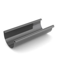 BRYZA rynna plastikowa Ø 125 mm, długość 2m, Antracyt RAL 7021