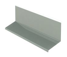Obróbka blacharska górna szer 200mm, Prefalz stiukowy, Jasnoszara P.10 RAL 7005