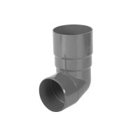 BRYZA kolano rury spustowej plastikowe Ø 110 mm, Antracyt RAL 7021