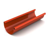 BRYZA rynna plastikowa Ø 75 mm, długość 4m, Ceglasta czerwień RAL 8004
