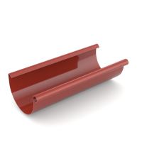 BRYZA rynna plastikowa Ø 125 mm, długość 3m, Czerwony RAL 3011