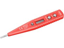 EXTOL Tester napięcia cyfrowy z wyświetlaczem 12-220 V, długość 146 mm, do AC/DC (prąd zmienny/stały) 8831210 EXTOL Tester napięcia cyfrowy z wyświetlaczem 12-220 V, długość 146 mm, do AC/DC (prąd zmienny/stały) 8831210