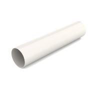 BRYZA rura plastikowa spustowa bez kołnierza Ø 63 mm, długość 3M, Biały RAL 9010