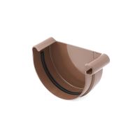 Bryza denko rynny PRAWE plastikowe Ø 75 mm, Brąz RAL 8017 Bryza denko rynny PRAWE plastikowe Ø 75 mm, Brąz RAL 8017