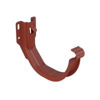 BRYZA hak rynny czołowy ocynkowany Ø 125 mm, Ceglasta czerwień RAL 8004 BRYZA hak rynny czołowy ocynkowany Ø 125 mm, Ceglasta czerwień RAL 8004
