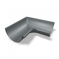 Narożnik rynny PREFA wewnętrzny 90° aluminiowy Ø 150 mm, Jasnoszary P10 RAL 7005