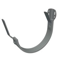 Hak rynnowy aluminiowy, czołowy Ø 125 mm, Jasnoszary P10 RAL 7005