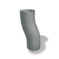 PREFA kolano cokołowe aluminiowe Ø 80 mm, Jasnoszary P10 RAL 7005 PREFA kolano cokołowe aluminiowe Ø 80 mm, Jasnoszary P10 RAL 7005