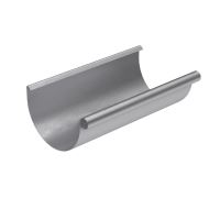 BRYZA, rynna ocynkowana Ø 150 mm, długość 4m, Ocynk naturalny BRYZA, rynna ocynkowana Ø 150 mm, długość 4m, Ocynk naturalny