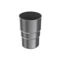 BRYZA plastikowa mufa rury spustowej Ø 110 mm, Antracyt RAL 7021