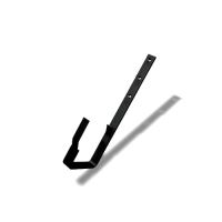 PREFA hak rynnowy aluminiowy, czołowy, szerokość 86 mm, Czarny P10 RAL 9005 PREFA hak rynnowy aluminiowy, czołowy, szerokość 86 mm, Czarny P10 RAL 9005
