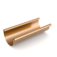 BRYZA rynna plastikowa Ø 125 mm, długość 3m, Miedziany RAL własny
