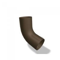 PREFA kolano 72° aluminiowe Ø 80 mm, Orzech P10 RAL 8019 PREFA kolano 72° aluminiowe Ø 80 mm, Orzech P10 RAL 8019