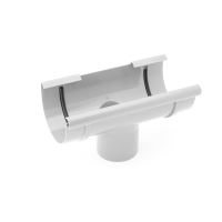 BRYZA lej spustowy plastikowy Ø 75/63 mm, Biały RAL 9010 BRYZA lej spustowy plastikowy Ø 75/63 mm, Biały RAL 9010