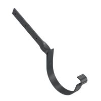 BRYZA hak rynny skręcony ocynkowany Ø 150 mm, Antracyt RAL 7021 BRYZA hak rynny skręcony ocynkowany Ø 150 mm, Antracyt RAL 7021