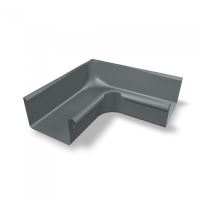PREFA narożnik rynny wewnętrzny 90° kwadratowy, aluminiowy, szerokość 86 mm, Jasnoszary, P10 RAL 7005 PREFA narożnik rynny wewnętrzny 90° kwadratowy, aluminiowy, szerokość 86 mm, Jasnoszary, P10 RAL 7005
