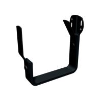 PREFA hak rynnowy aluminiowy, czołowy, szerokość 86 mm, Czarny P10 RAL 9005 PREFA hak rynnowy aluminiowy, czołowy, szerokość 86 mm, Czarny P10 RAL 9005