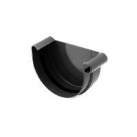 BRYZA denko rynny PRAWE plastikowe Ø 75 mm, Czarny RAL 9005 BRYZA denko rynny PRAWE plastikowe Ø 75 mm, Czarny RAL 9005