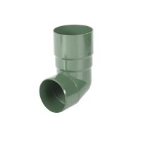 BRYZA kolano rury spustowej plastikowe Ø 90 mm, Zielony RAL 6020