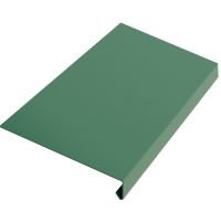 Pas nadrynnowy szer 250, malowany ocynk, Zielony mech RAL 6005
