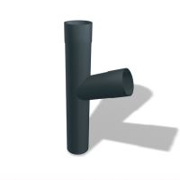 PREFA odgałęzienie rury spustowej aluminiowe Ø 80/80 mm, Antracyt P10 RAL 7016 PREFA odgałęzienie rury spustowej aluminiowe Ø 80/80 mm, Antracyt P10 RAL 7016