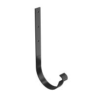 BRYZA Hak rynny prosty ocynkowany Ø 125 mm, Czarny RAL 9005 BRYZA Hak rynny prosty ocynkowany Ø 125 mm, Czarny RAL 9005
