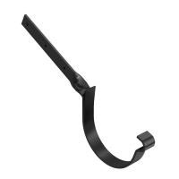 BRYZA hak rynny skręcony ocynkowany Ø 125 mm, Czarny RAL 9005 BRYZA hak rynny skręcony ocynkowany Ø 125 mm, Czarny RAL 9005