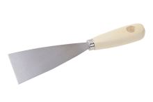 LEVIOR Szpachelka stalowa drewniana rączka 60mm 32206.01