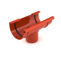 BRYZA lej spustowy plastikowy Ø 75/63 mm, Ceglasta czerwień RAL 8004 BRYZA lej spustowy plastikowy Ø 75/63 mm, Ceglasta czerwień RAL 8004