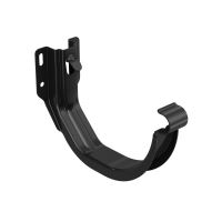 BRYZA hak rynny czołowy ocynkowany Ø 150 mm, Czarny RAL 9005 BRYZA hak rynny czołowy ocynkowany Ø 150 mm, Czarny RAL 9005