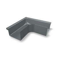 PREFA narożnik rynny zewnętrzny 90° kwadratowy, aluminiowy, szerokość 120 mm, Jasnoszary P10 RAL 7005 PREFA narożnik rynny zewnętrzny 90° kwadratowy, aluminiowy, szerokość 120 mm, Jasnoszary P10 RAL 7005