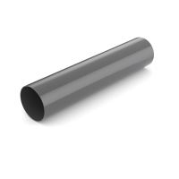 Bryza rura spustowa plastikowa Ø 63 mm, bez kołnierza, długość 2M, Antracyt RAL 7021