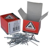Gwoździe do betonu utwardzone DQ RH 1,5x30mm z łbem płaskim / opakowanie 100 szt. Gwoździe do betonu utwardzone DQ RH 1,5x30mm z łbem płaskim / opakowanie 100 szt.
