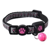 Obroża Active Cat Reflective XS różowa 1x19-31cm Obroża Active Cat Reflective XS różowa 1x19-31cm
