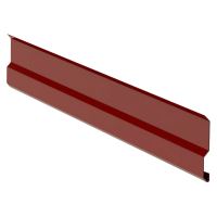 Listwa maskująca szer 100mm, Malowany ocynk, Stal czerwona RAL 3009