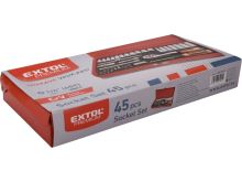 EXTOL PREMIUM Nasadki, zestaw 45 szt., 1/4" EXTOL PREMIUM Nasadki, zestaw 45 szt., 1/4"