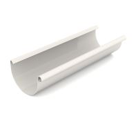 BRYZA rynna plastikowa Ø 125 mm, długość 4m, Biały RAL 9010