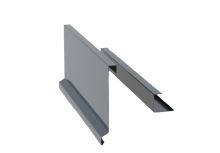 Wiatrownica do gontów plastikowych szer 375mm, Czeskie aluminium, Antracytowa RAL 7016