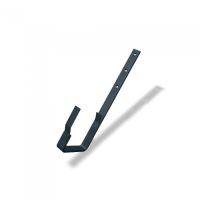 PREFA hak rynnowy aluminiowy, kwadratowy, prosty, szerokość 120 mm, Antracyt P10 RAL 7016 PREFA hak rynnowy aluminiowy, kwadratowy, prosty, szerokość 120 mm, Antracyt P10 RAL 7016