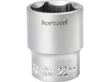 FORTUM nasadka 1/2", 22 mm, L 38 mm 4700422