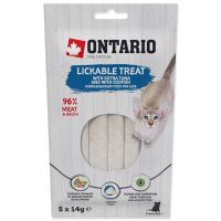Przysmak Ontario do lizania extra tuńczyk i dorsz 5x14g