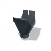 PREFA Lej spustowy aluminiowy Ø150/100 mm, Antracyt P10 RAL7016