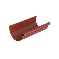 BRYZA, rynna ocynkowana Ø 150 mm, długość 4m, Ceglasta czerwień RAL 8004 BRYZA, rynna ocynkowana Ø 150 mm, długość 4m, Ceglasta czerwień RAL 8004