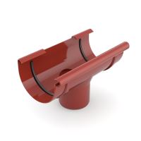 BRYZA lej spustowy plastikowy Ø 75/63 mm, Czerwony RAL 3011 BRYZA lej spustowy plastikowy Ø 75/63 mm, Czerwony RAL 3011