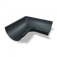 Narożnik rynny PREFA wewnętrzny 90° aluminiowy Ø 150 mm, Antracyt P10 RAL 7016