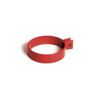 BRYZA plastikowa obejma rury spustowej Ø 63 mm, Czerwony RAL 3011 BRYZA plastikowa obejma rury spustowej Ø 63 mm, Czerwony RAL 3011