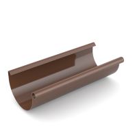 Bryza rynna plastikowa Ø 100 mm, długość 4m, brąz RAL 8017